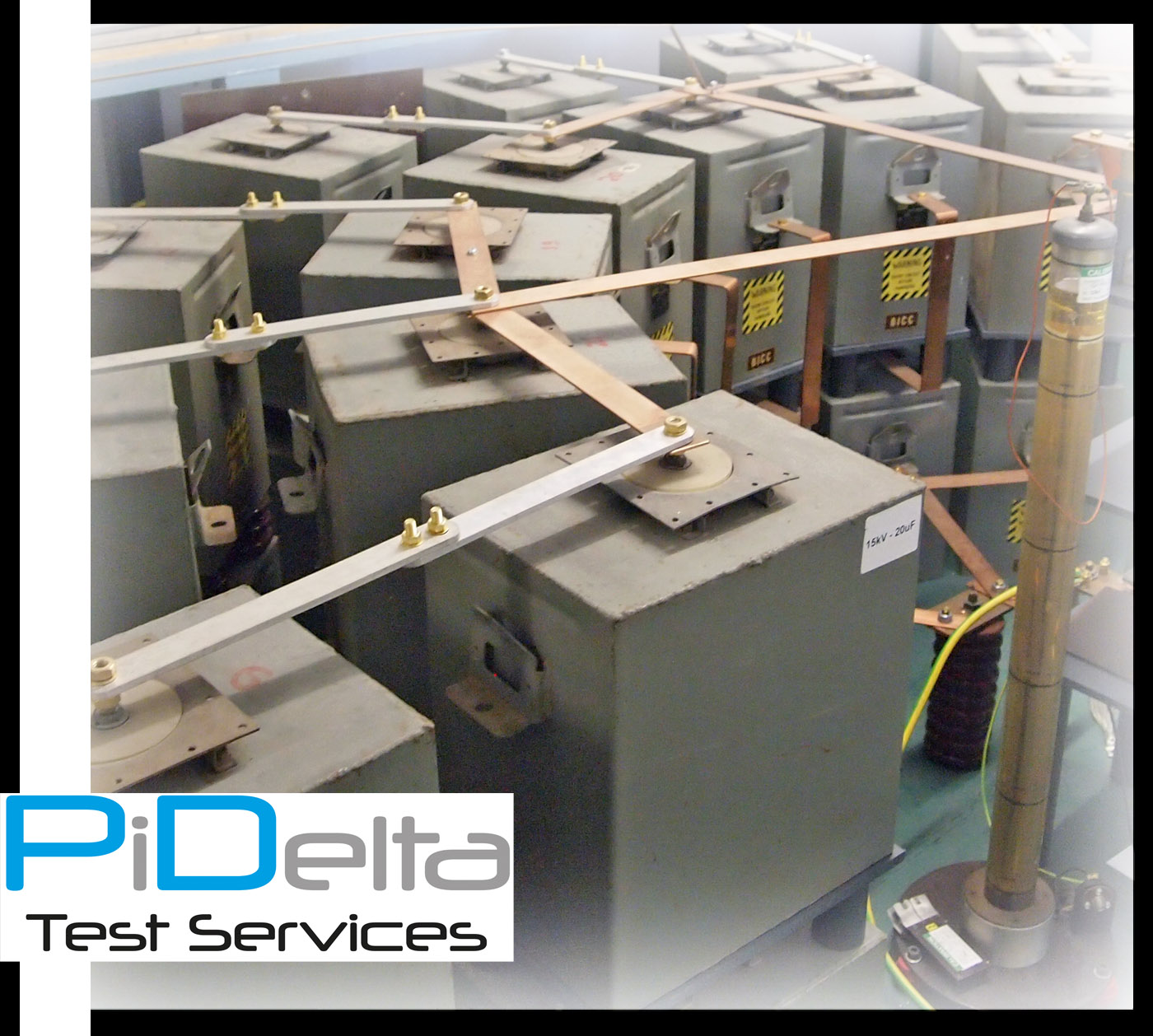 Test lab capacitor bank